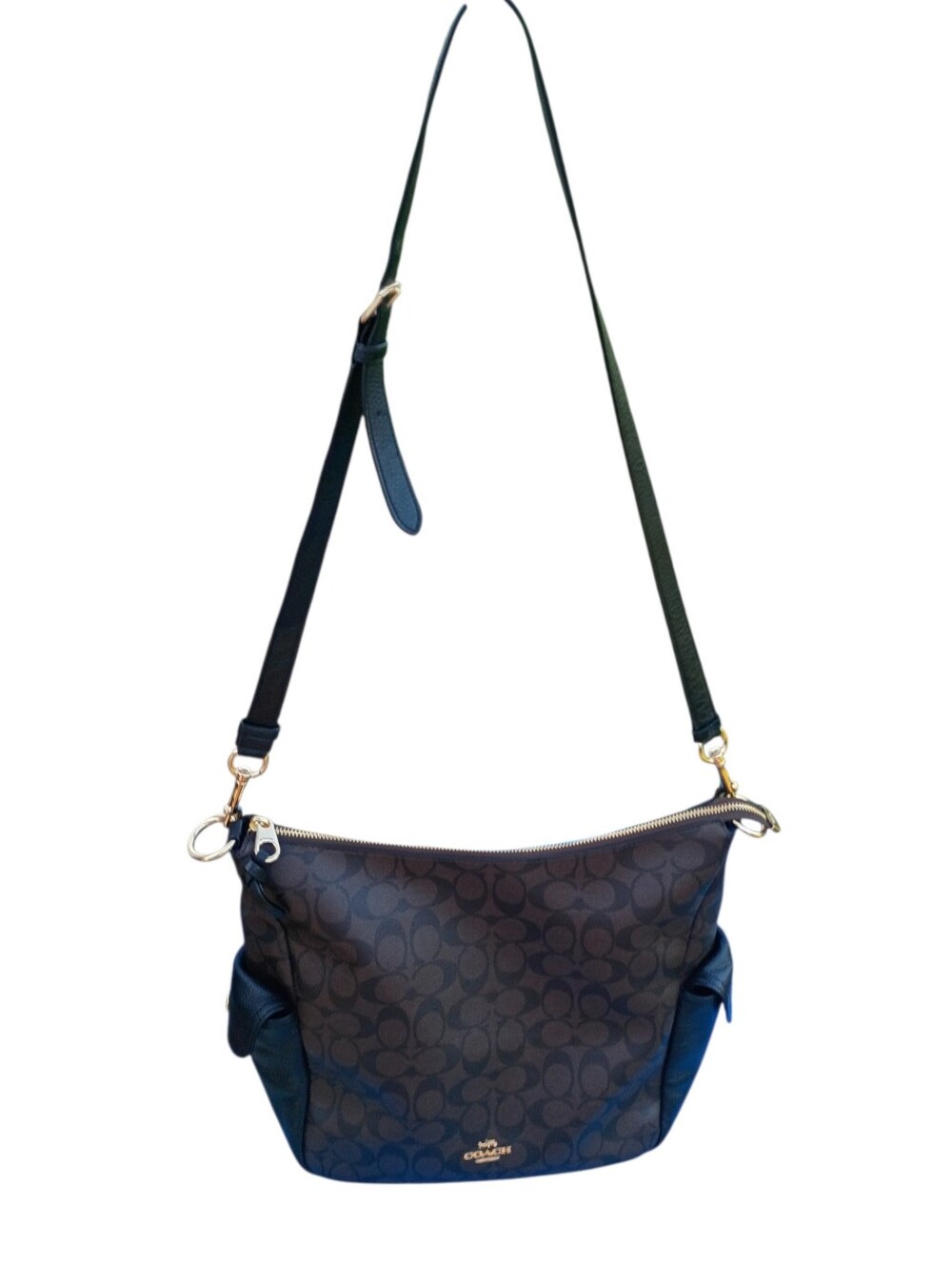 SOLD Coach Pennie Brown And Black Crossbody - Picture 11 of 16